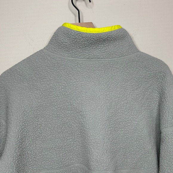 The North Face Cragmont Gray Fleece Pullover 1/4 Snap Size M - Picture 10 of 11